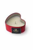 Rabmin Aura Heart Shaped Scented Candle – Angel Kiss Fragrance, 12 Hour Long Burning Soy Wax Candle